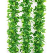 仿真绿萝藤条植物树叶装饰塑料，假花藤条藤蔓绿叶缠绕空调管道遮挡