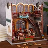 手工diy魔法书屋3d立体拼装建筑模型桌面摆件玩具创意礼物送女友