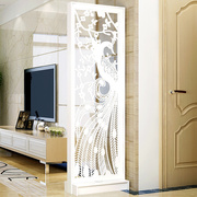 简约现代时尚屏风创意隔断装饰柜，简易客厅房间双面移动门厅玄