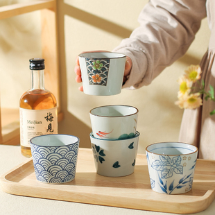 川岛屋日式小茶杯围炉，煮茶陶瓷喝茶杯子功夫茶具套装主人杯品茗杯