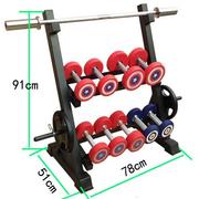 哑铃架子支架哑铃架健身器材多功能，哑铃片壶铃杠铃片收纳架家用托