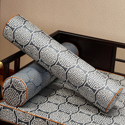 新中式古典扶手枕客厅沙发长条枕靠垫卧室床头靠枕椅护腰枕糖果枕