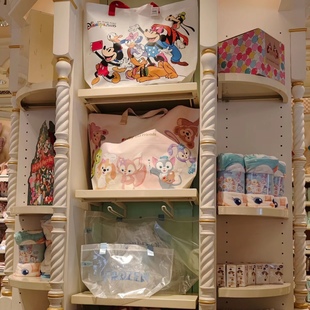 香港迪士尼七宝购物袋，米奇米妮购物袋冰雪，奇缘购物袋