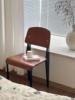 中古餐椅标准椅设计师实木，椅子家用靠背，学生书桌椅简约餐桌椅子