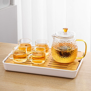 日式玻璃杯茶具套装家用小茶台茶道客厅办公室整套泡茶壶茶水分离