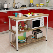 厨房切菜桌小桌子餐桌，家用多功能钢木桌，长桌定制置物架厨房操作台