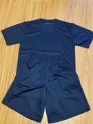 火焰蓝短袖体能，服套装运动体能圆领t恤速干拉链短裤际