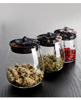 玻璃茶叶罐花茶罐家用装茶储茶盒子透明便携小茶桶密封罐储物瓶子