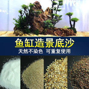 雨淋沙白细沙小河沙菲律宾沙珊瑚砂化妆沙鱼缸水族箱底砂造景底沙