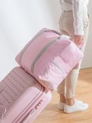 旅行袋手提女短途小便携大容量行李搬家袋单肩包男轻便拉杆旅行包