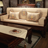中式红木沙发垫实木家具坐垫带靠背罗汉床五件套乳胶椰棕座垫