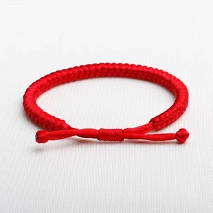 肖战同款红绳手链金刚，结手绳手工，编织情侣兔年本命年男女手绳