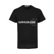 Calvin Klein男装夏季纯棉上衣CK男士潮牌印花休闲短袖T恤男