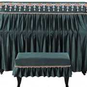 欧式钢琴罩钢琴套全罩高档钢琴布盖布(布盖布)防尘罩纱现代简约琴罩钢