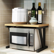 厨房微波炉架子置物架收纳多功能家用台面烤箱置物柜电饭锅双层架