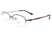 纯钛镜架超轻半框女款白领近视镜框 配眼镜5455