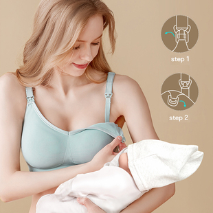 b孕妇内衣孕期怀孕期，聚拢防下垂产后薄款胸罩，哺乳文胸