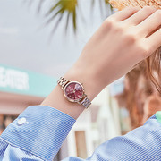 聚利时钢带手链，时尚气质韩版女士手表，简约优雅女表表