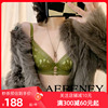 aereney爱亦心伊内衣法式性感，超薄水晶杯，v型蕾丝边女文胸罩82381