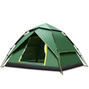 户外帐篷加厚双人野营帐篷3-4人全自动家庭2人防雨野外露营装备