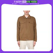 香港直邮潮奢 Fred Perry 男士棉质带Logo刺绣牛仔布衬衫