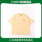 日本直邮VANS 男士花卉图案短袖T恤 橙色 休闲时尚 春夏必备款  6