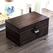 樟木复古带锁盒子香樟木，密码木箱木盒收纳木质实木储物箱子盒箱
