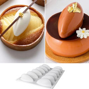 12连芒果柠檬松露慕斯硅胶模具创意橄榄法式甜品蛋糕磨具烘焙模具