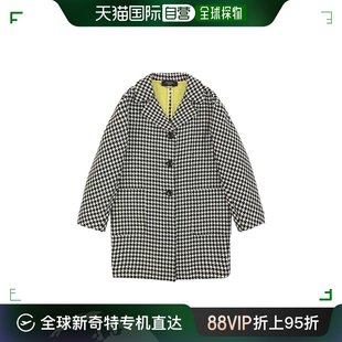 99新未使用香港直邮weekendmaxmara女士，徽标千鸟格大衣
