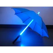 高档创意LED光成人透明伞安全灯光伞长柄个性晴雨伞伞
