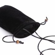 适用于荣耀magicv2手机袋绒，布带挂绳挂脖超薄纯色手机包