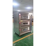 三层六盘燃气烤炉商用烤箱出口品质性能稳定天然气液化气面包炉