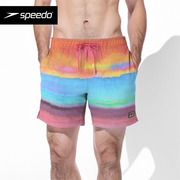 speedo速比涛男士沙滩裤防晒舒适贴身抗氯户外冲浪运动游泳短裤