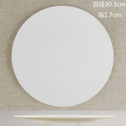 12英寸浅式盘2821唐山高档骨瓷西餐具 纯白色瓷器 酒店餐具超大