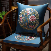 红木沙发坐垫中式实木家具圈椅太师椅官帽椅垫刺绣餐桌茶椅垫