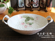 水果系列外贸出口陶瓷餐具，日式和风防烫碗大汤碗，烤碗双耳碗
