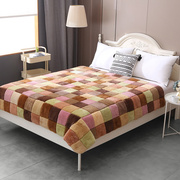 德家堡羊毛床毯床褥垫皮毛，一体加厚保暖榻榻床垫软垫家用羊毛地毯