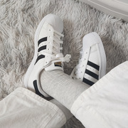 Adidas阿迪达斯Superstar三叶草金标贝壳头休闲板鞋EG4958 FU7712