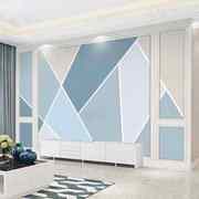 北欧电视背景墙壁纸现代简约客厅墙布8d立体几何线条影视墙纸