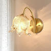 美式壁灯卧室床头灯法式客厅楼梯，高级感轻奢主卧全铜欧式复古灯具