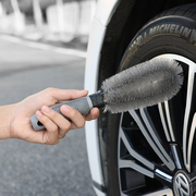 汽车洗车工具车用刷子轮胎刷专用轮毂刷毛刷，清洁清洗用品工具钢圈