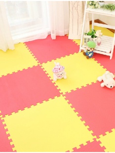 儿童泡沫地垫拼接爬行垫幼儿园，家用地板垫60x60加厚2cm宝宝爬爬垫