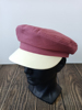 纯棉粉色平顶帽潮流时尚英伦，复古百搭报童帽，男女士遮阳帽子水手帽