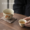 中式手绘草堂公道茶杯功夫茶具陶瓷茶海公道杯家用单个分茶器公杯
