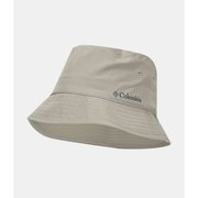 韩国直邮Columbia哥伦比亚字母大帽檐帽子灰色logo刺绣平顶户外