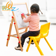 儿童画板家用双面磁性涂鸦写字板可升降画架套装宝宝小黑板写字板