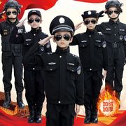 儿童服装男童特警服警官，加绒套装女童冬款警察，服装扮幼儿园演出服