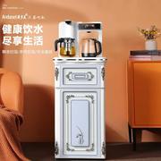 高档欧式茶吧机高端智能语音声控全自动下置水桶家用冷热饮水机