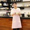 韩版时尚卡通围裙无袖成人厨房家务清洁情侣可爱公主工作服