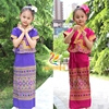 泰国女童装版纳傣族，儿童舞蹈服装演出礼服泼水节，民族服饰套装520